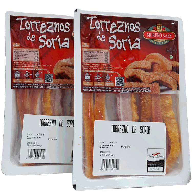 imagén de un paquete de Torrezno de Soria Moreno Saez